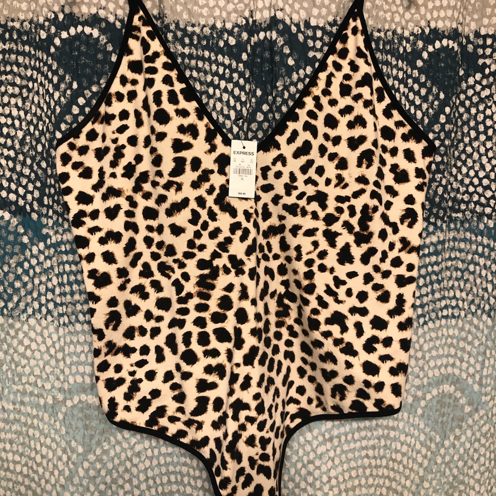 Brand New Sexy Express Bodysuit, 🐆 print!